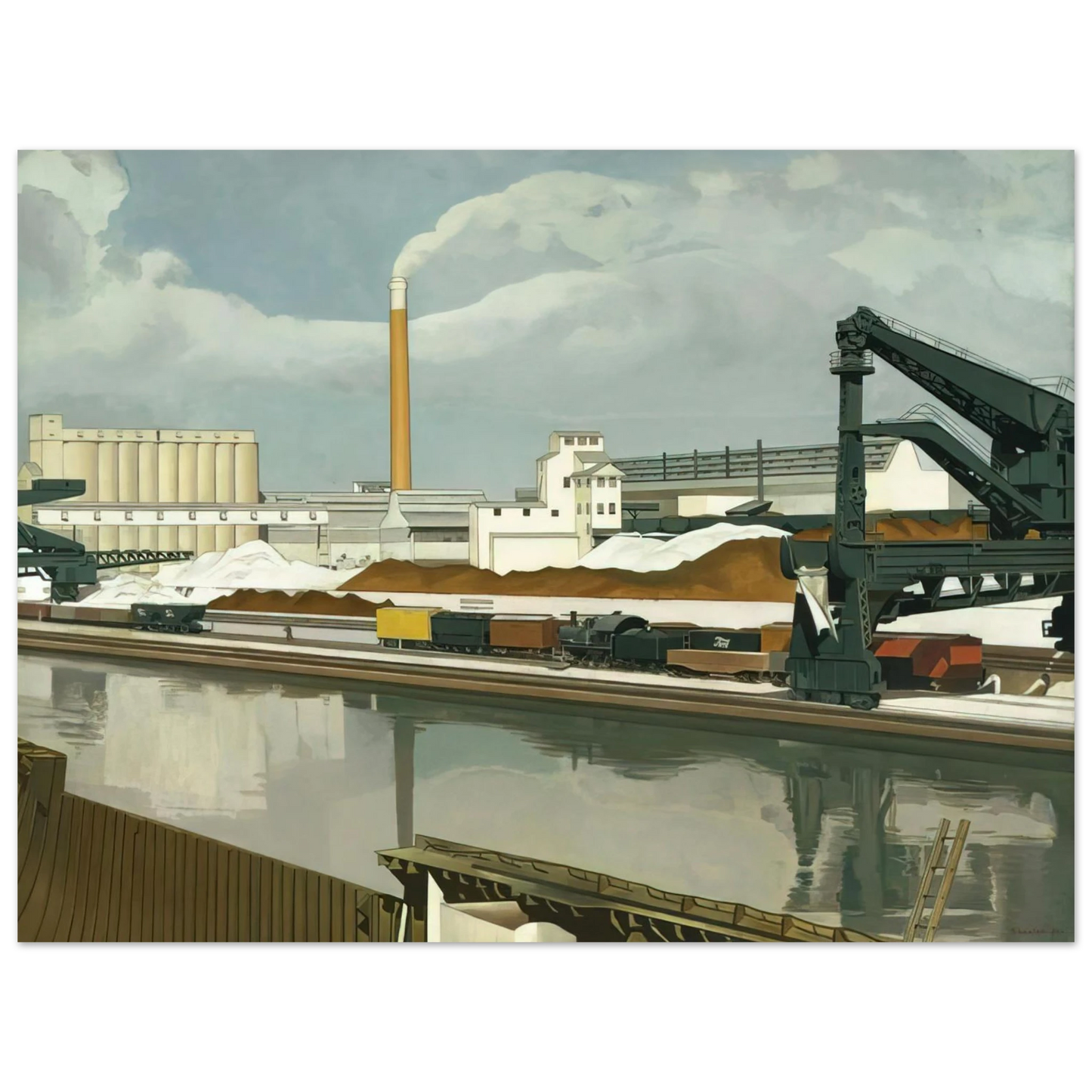 Charles Sheeler - American Landscape - 1930 75x100 cm / 30x40inches Fine Art Poster