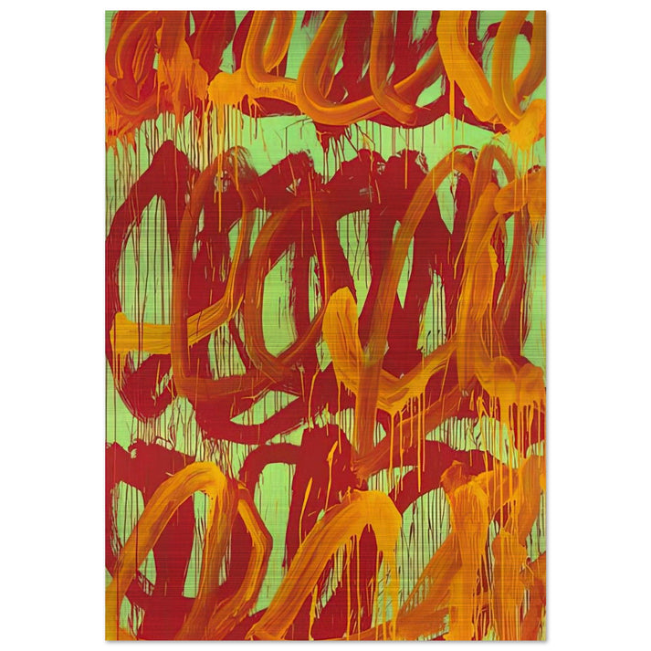 Camino Real II - Cy Twombly Brushed Aluminum Print - 70x100 cm / 28x40 inches | Cy Twombly Aluminum Print | Cy Twombly Prints