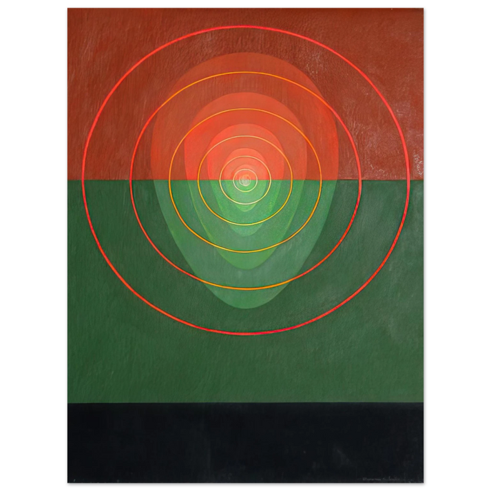 Clarence Holbrook Carter - Mandala No. 2 - 1968 75x100 cm / 30x40inches Fine Art Poster