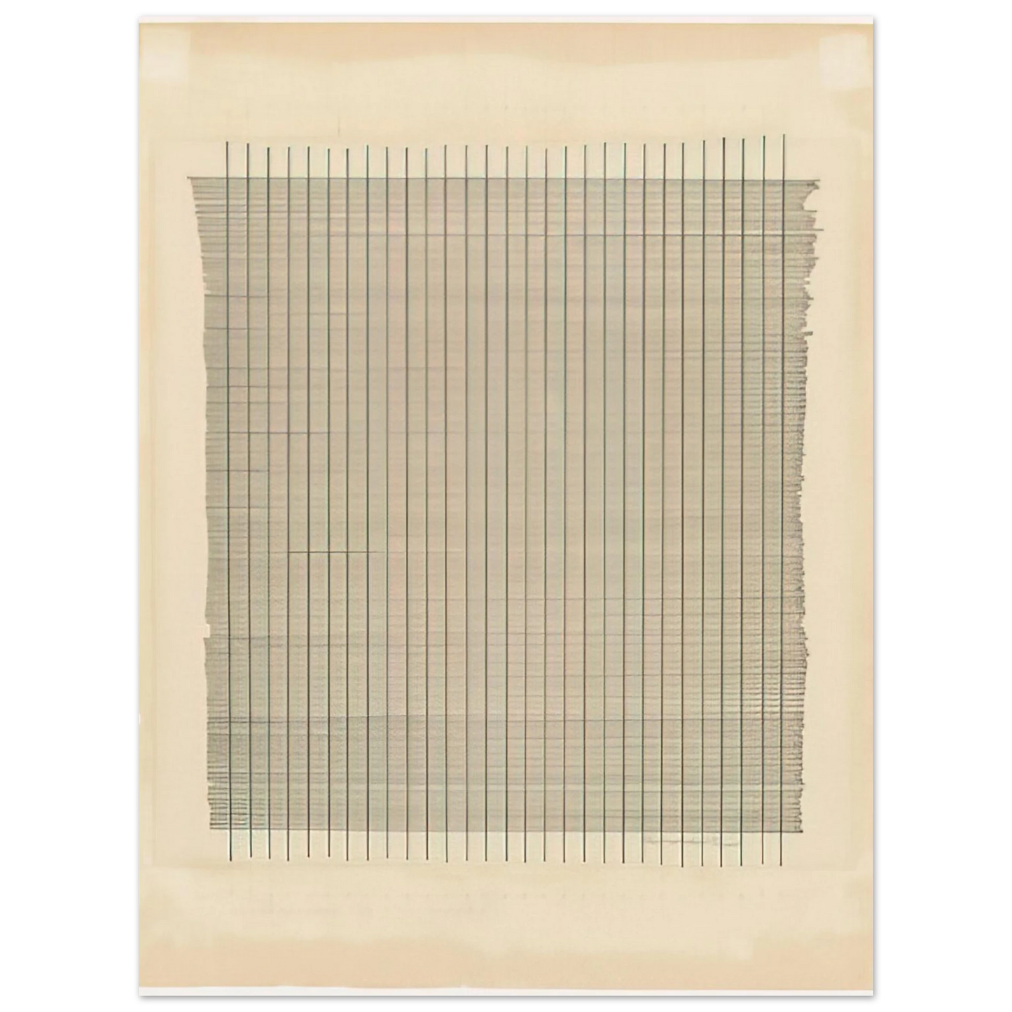 Agnes Martin - Tremolo 75x100 cm / 30x40inches Fine Art Poster