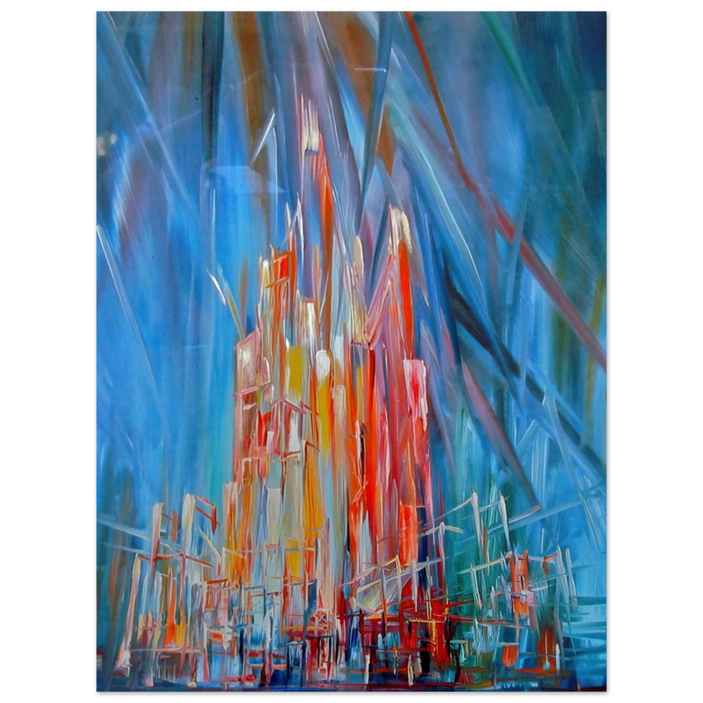 Konrad Zuse - Untitled - Kitsch 75x100 cm / 30x40inches Fine Art Poster