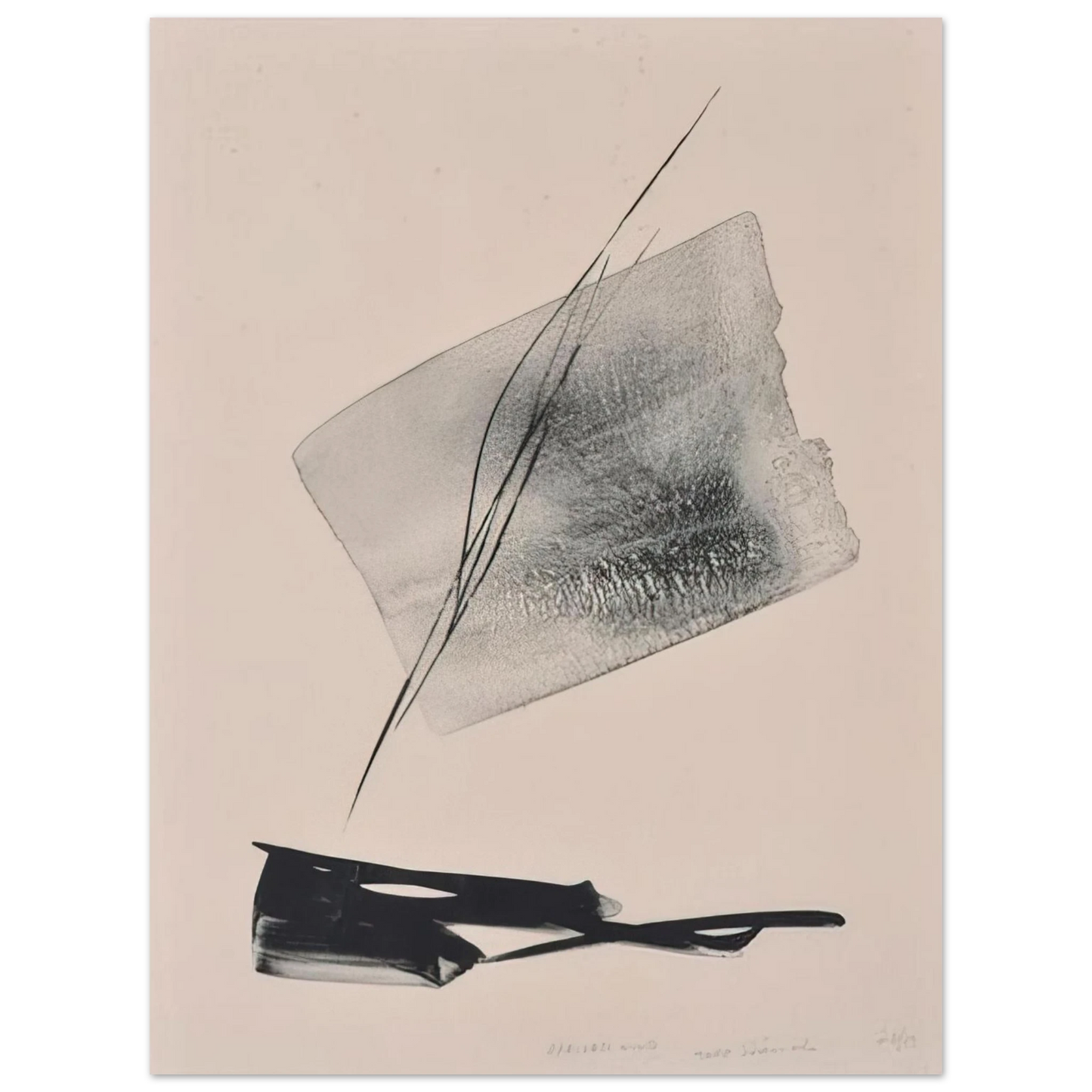 Toko Shinoda - Arrived Wind - Abstract Expressionism 75x100 cm / 30x40inches Fine Art Poster