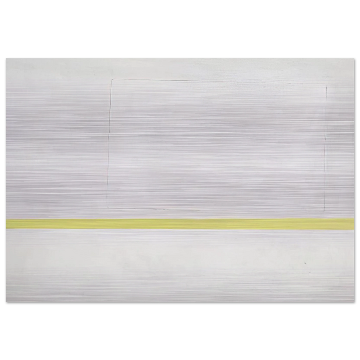 White Sun-Box - 1966 - Theodoros Stamos Brushed Aluminum Print - 70x100 cm / 28x40 inches | Theodoros Stamos Aluminum Print | Theodoros Stamos Prints