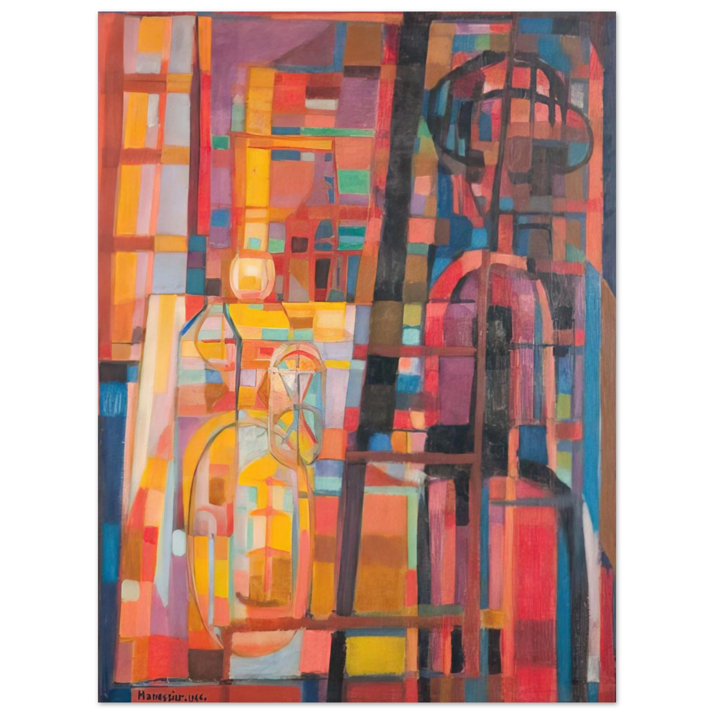 Alfred Manessier - Soirée d'octobre - 1946 75x100 cm / 30x40inches Fine Art Poster