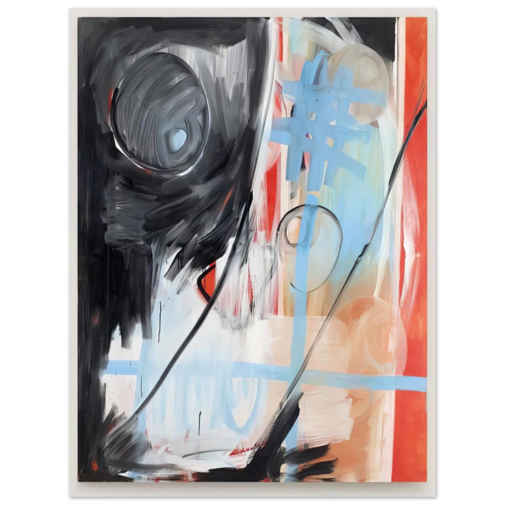 Michel Majerus - MoM Block Nr. 6 - 1999 75x100 cm / 30x40inches Fine Art Poster