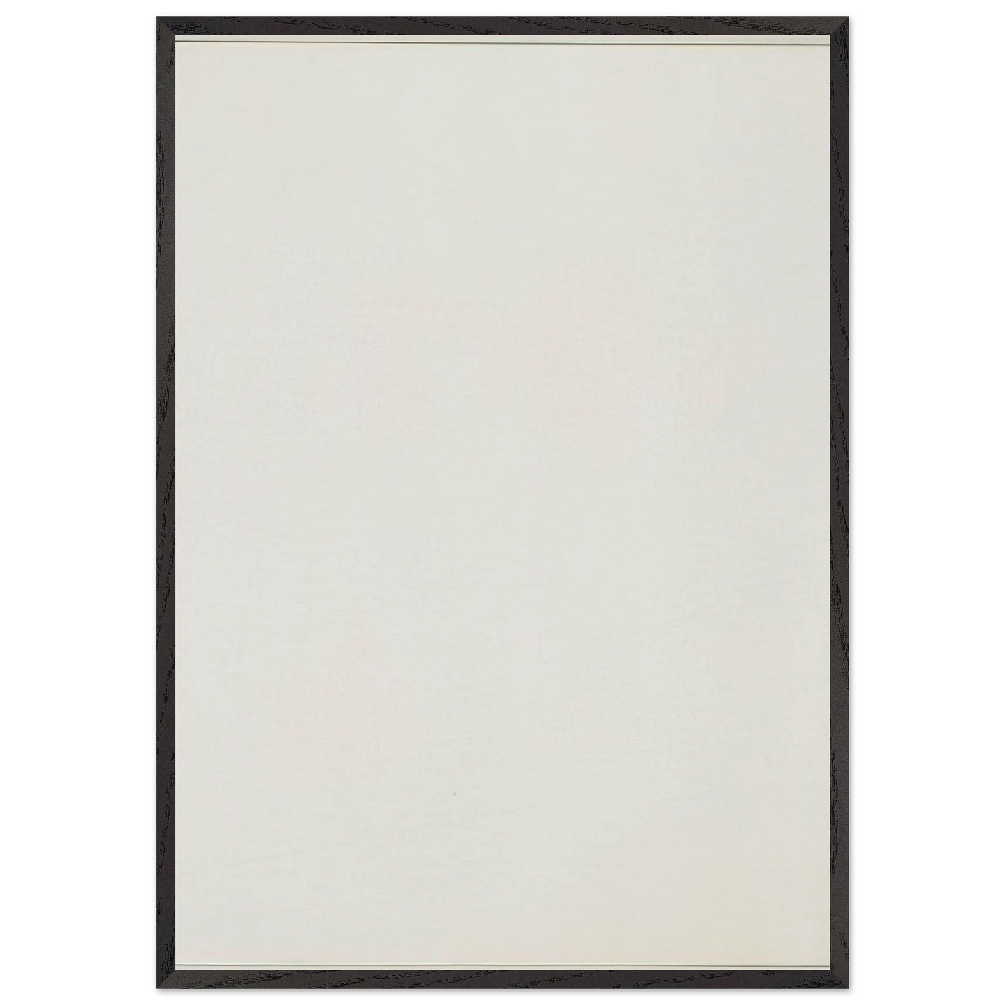 Convert - 1988 - Robert Ryman 70x100 cm / 28x40 inches Framed Art Print – Black Wooden Frame