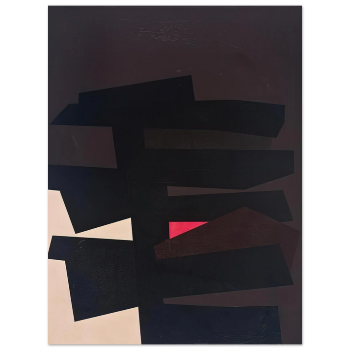Karl Benjamin - BB #8 - 1962 75x100 cm / 30x40inches Fine Art Poster