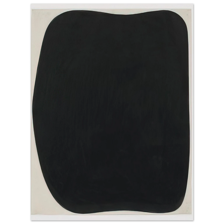 Ellsworth Kelly - Study for Black Ripe 75x100 cm / 30x40inches Fine Art Poster