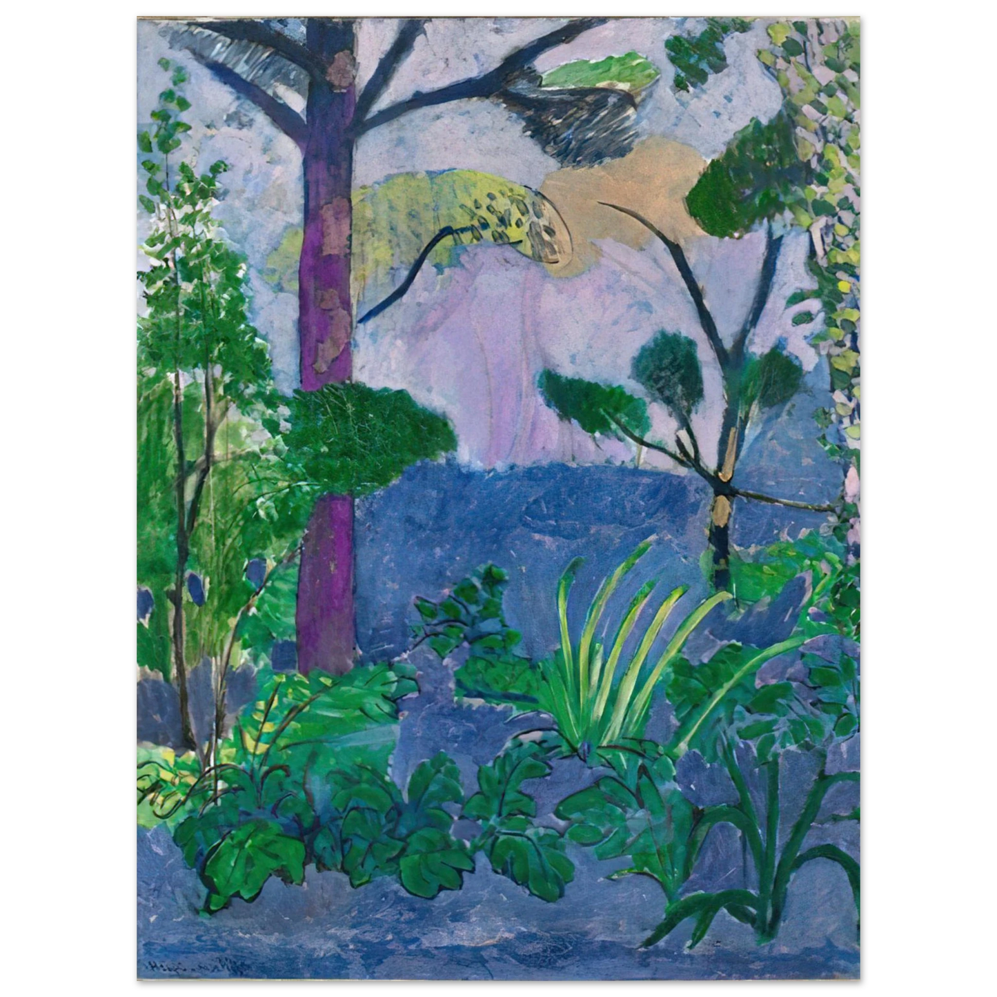 Henri Matisse - ACANTHUS MOROCCAN LANDSCAPE 1912 75x100 cm / 30x40inches Fine Art Poster
