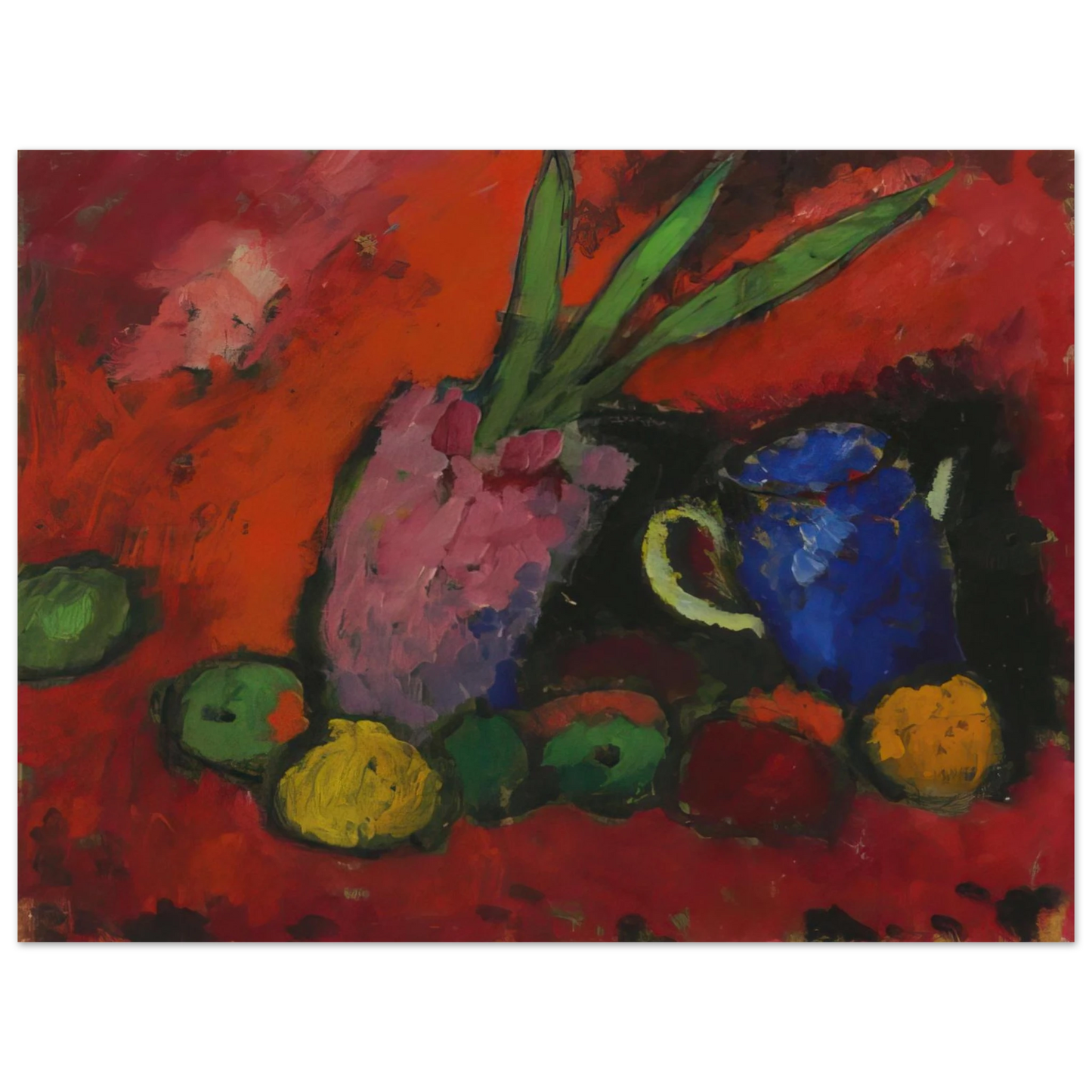 Alexej von Jawlensky - STILL LIFE 1912 75x100 cm / 30x40inches Fine Art Poster