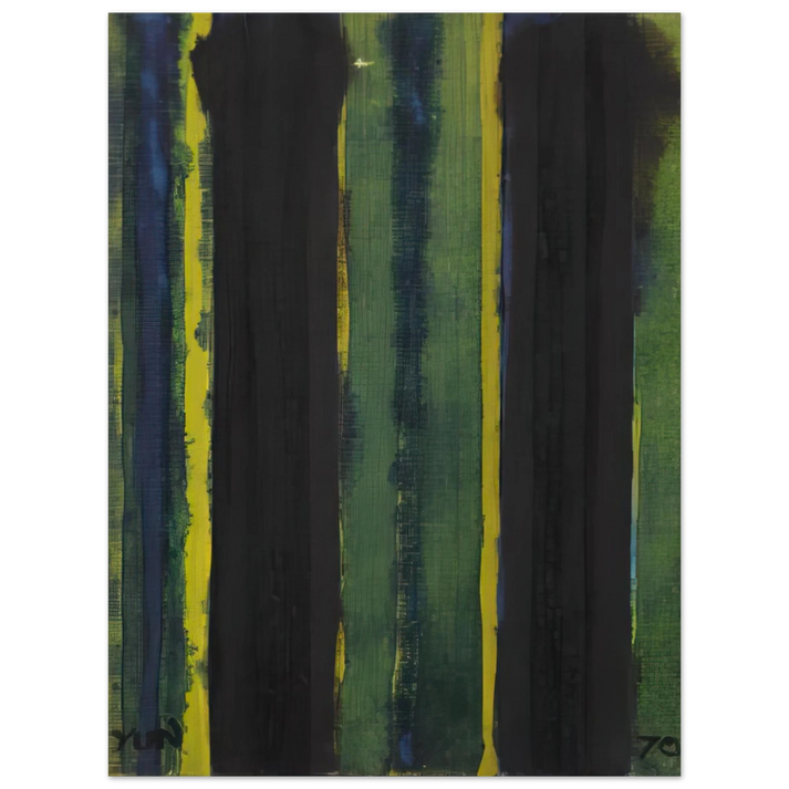 Yun Hyong-keun - Untitled - 1970 75x100 cm / 30x40inches Fine Art Poster