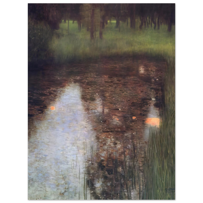 Gustav Klimt - THE SWAMP 1900 75x100 cm / 30x40inches Fine Art Poster