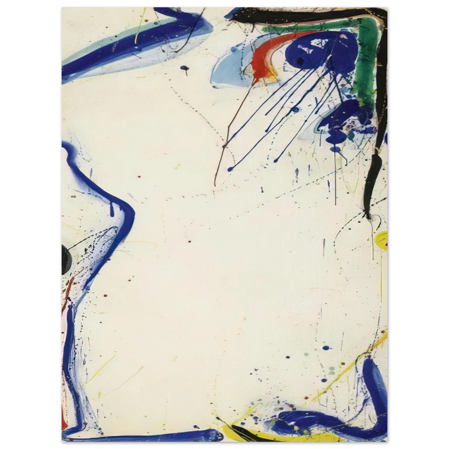 Sam Francis - Eye of Zengai 75x100 cm / 30x40inches Fine Art Poster