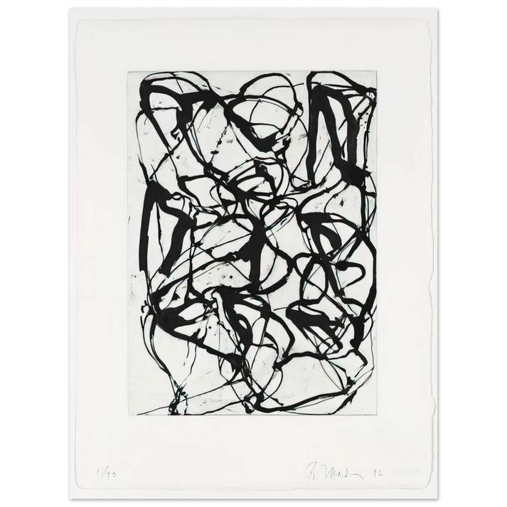 Brice Marden - Han Shan Exit - 1992 75x100 cm / 30x40inches Fine Art Poster