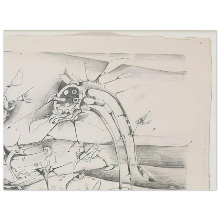 Lee Bontecou - UNTITLED 1997 75x100 cm / 30x40inches Fine Art Poster