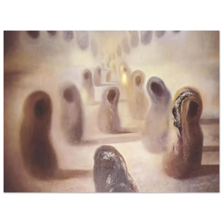 Salvador Dali - DESOXYRIBONUCLEIC ACID ARABS 75x100 cm / 30x40inches Fine Art Poster