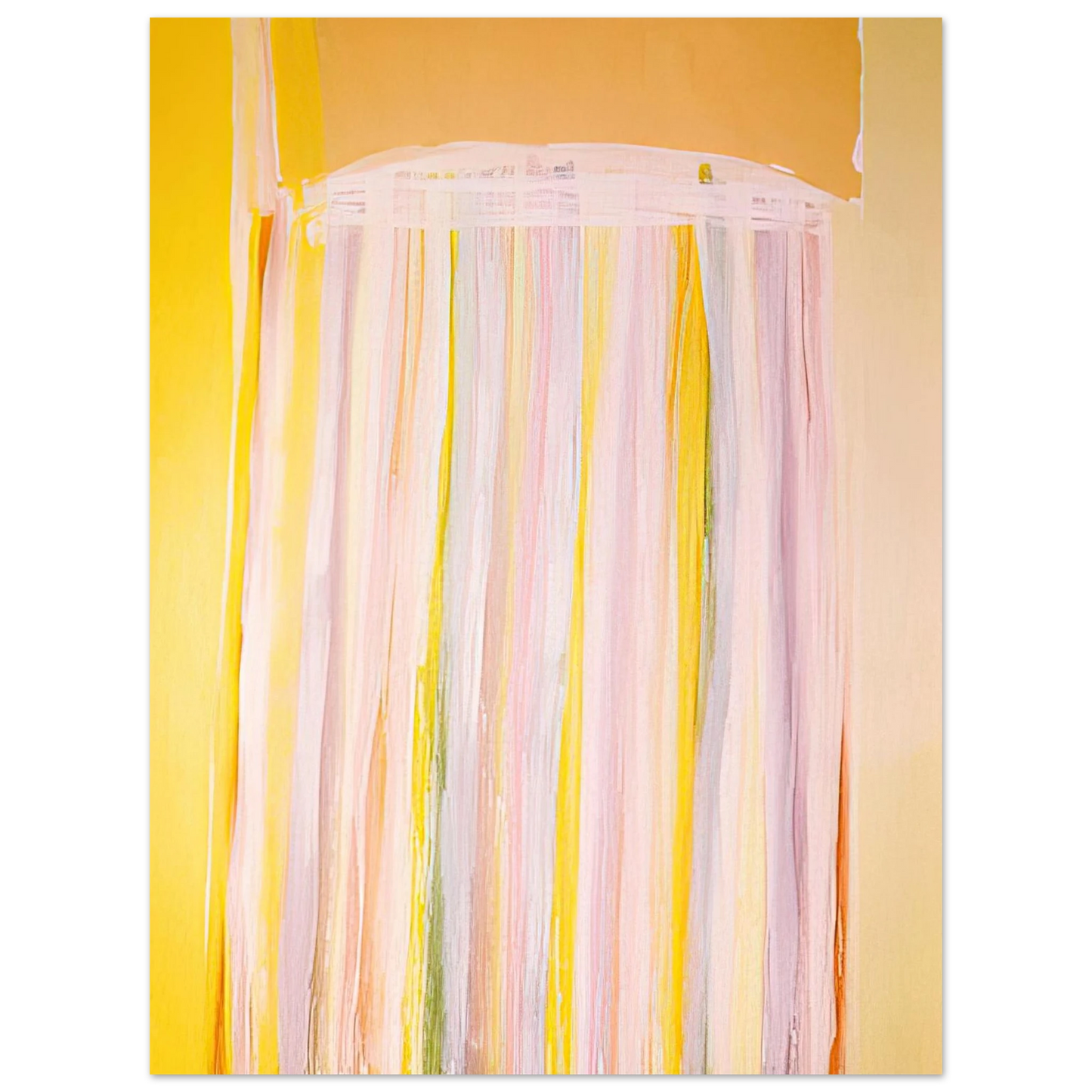 Ronnie Landfield - Yellow Prairie - 1972 75x100 cm / 30x40inches Fine Art Poster