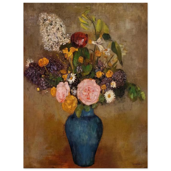 Odilon Redon - VASE OF FLOWERS 10 75x100 cm / 30x40inches Fine Art Poster
