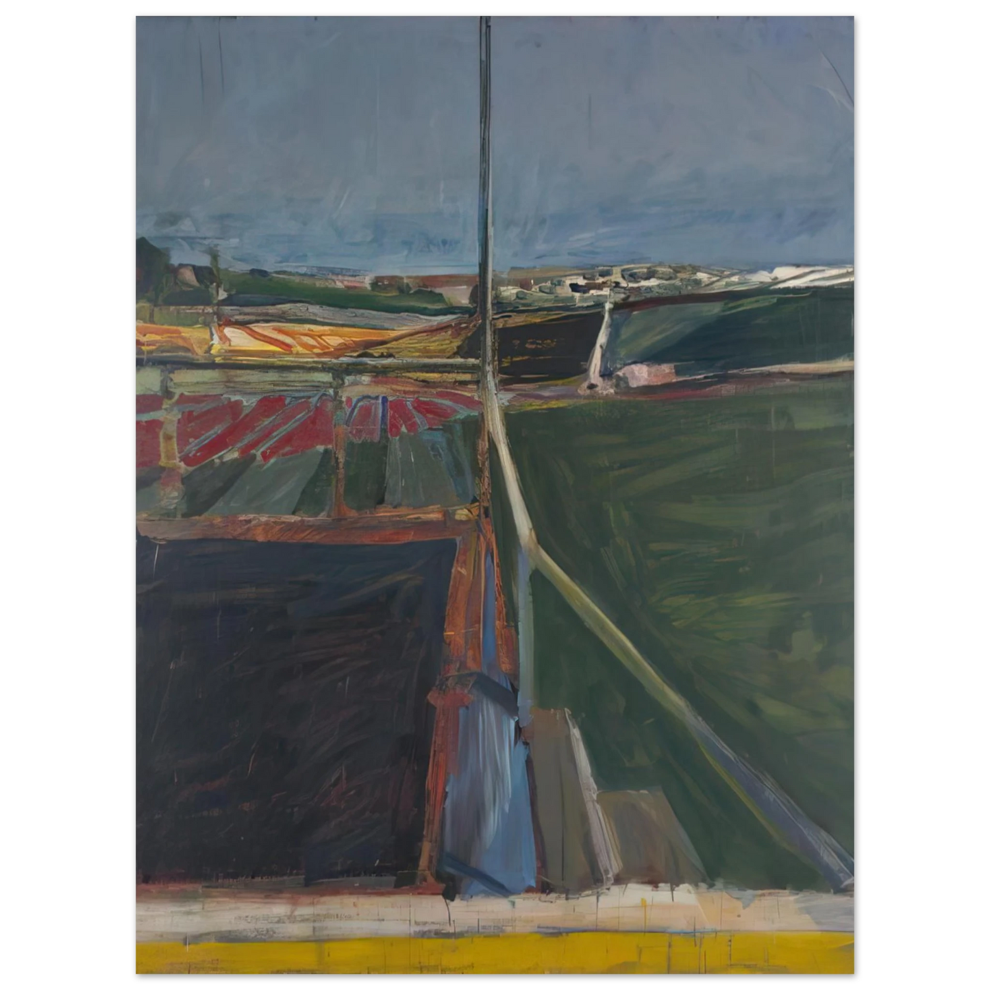 Richard Diebenkorn - View from the Porch 75x100 cm / 30x40inches Fine Art Poster