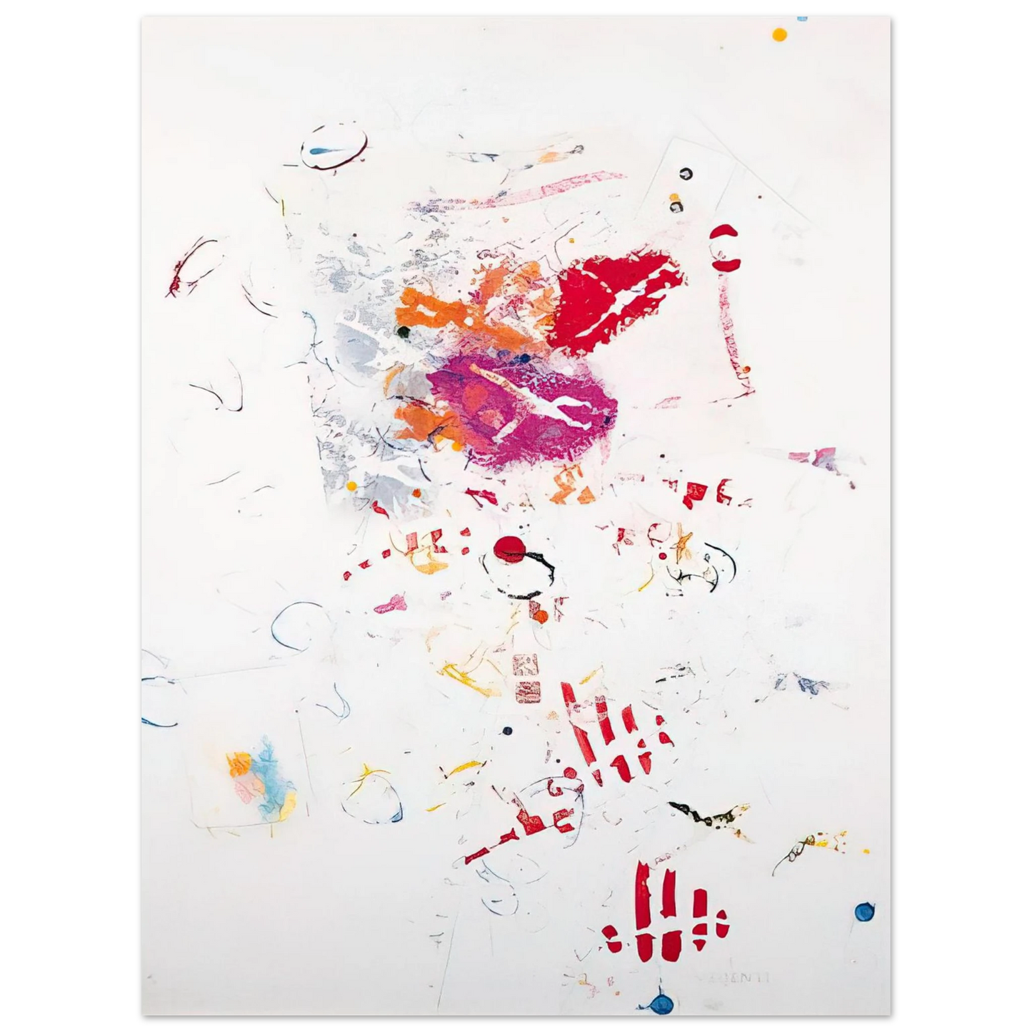 Alighiero Boetti - UNTITLED 1 75x100 cm / 30x40inches Fine Art Poster