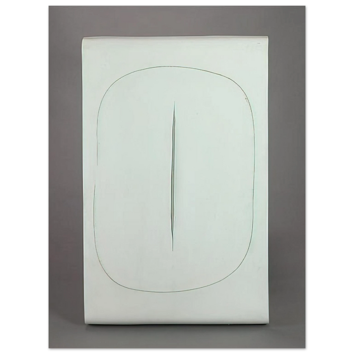 Lucio Fontana - Concept Spatiale - 1968 75x100 cm / 30x40inches Fine Art Poster