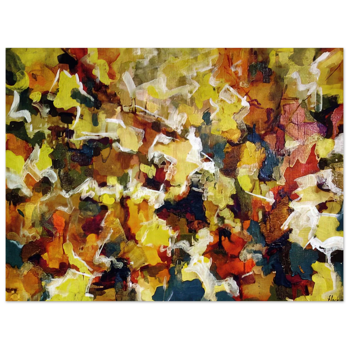 Audrey Flack - ABSTRACT EXPRESSIONIST AUTUMN SKY 1953 75x100 cm / 30x40inches Fine Art Poster