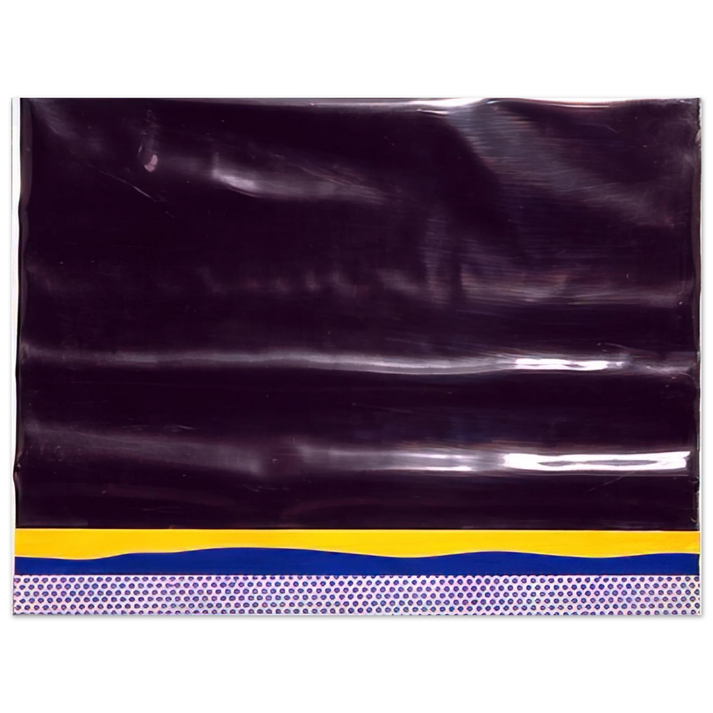 Roy Lichtenstein - YELLOW LANDSCAPE 1965 75x100 cm / 30x40inches Fine Art Poster