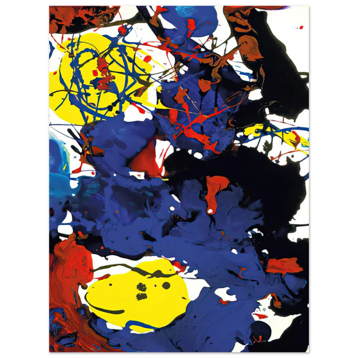 Sam Francis - Untitled SFP94-131 SFF 1801 75x100 cm / 30x40inches Fine Art Poster