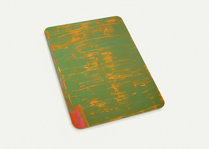22.8.74 - 1974 By John Hoyland Pack of 10 Post Cards | John Hoyland Post Cards | A6 (10.5 x 14.8 cm) - 4.1 x 5.8 inches
