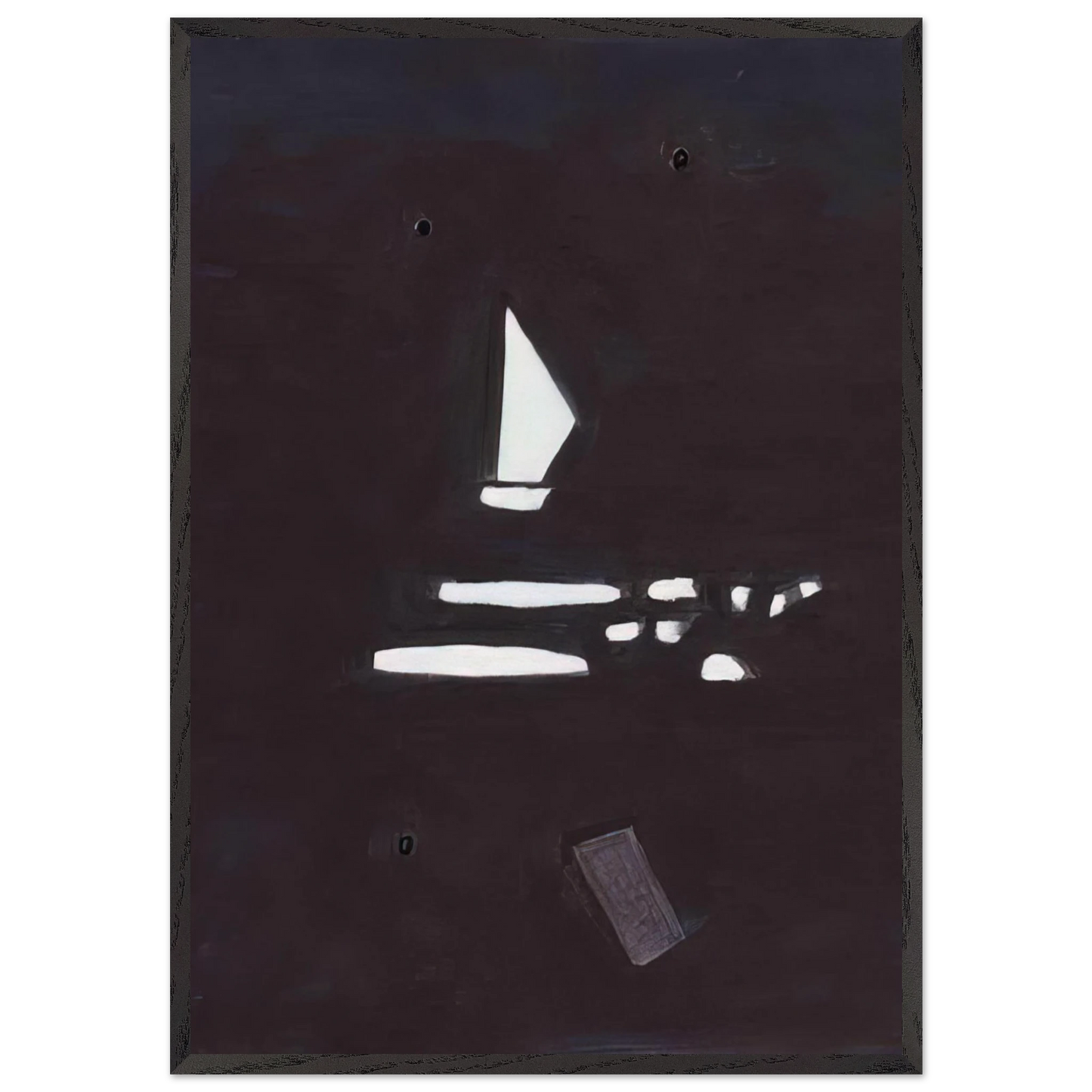 Oskar 5 - 2005 N1 - Ralston Crawford 70x100 cm / 28x40 inches Framed Art Print – Black Wooden Frame