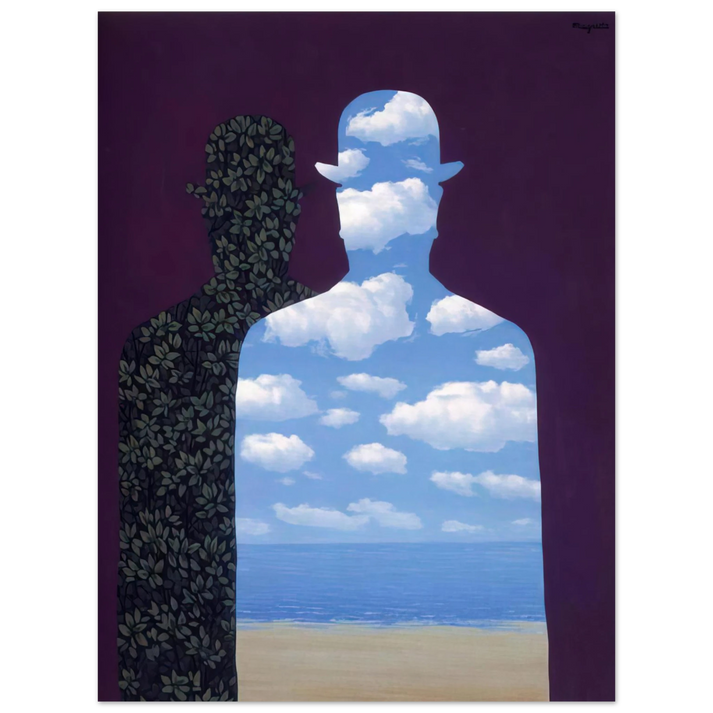 Rene Magritte - HIGH SOCIETY 1962 75x100 cm / 30x40inches Fine Art Poster