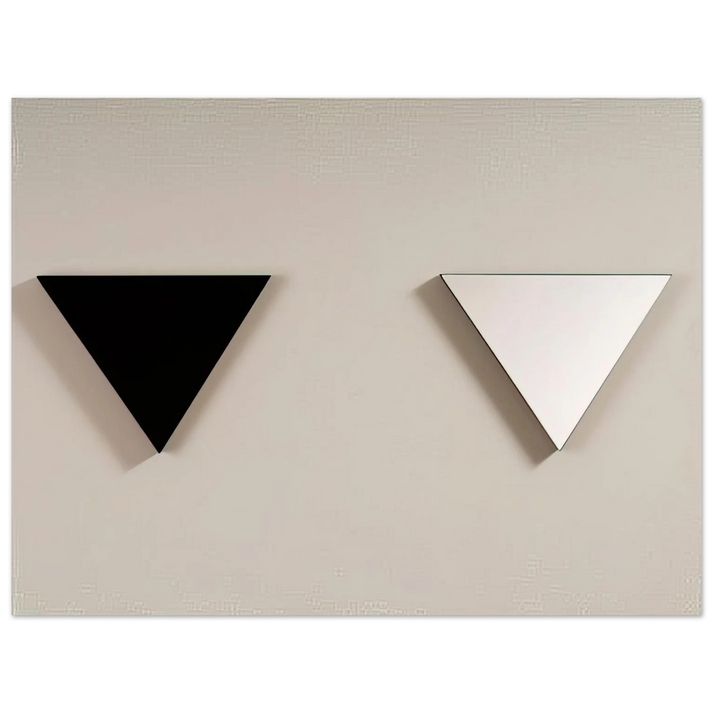 Blinky Palermo - Mirror Object - 1973 75x100 cm / 30x40inches Fine Art Poster