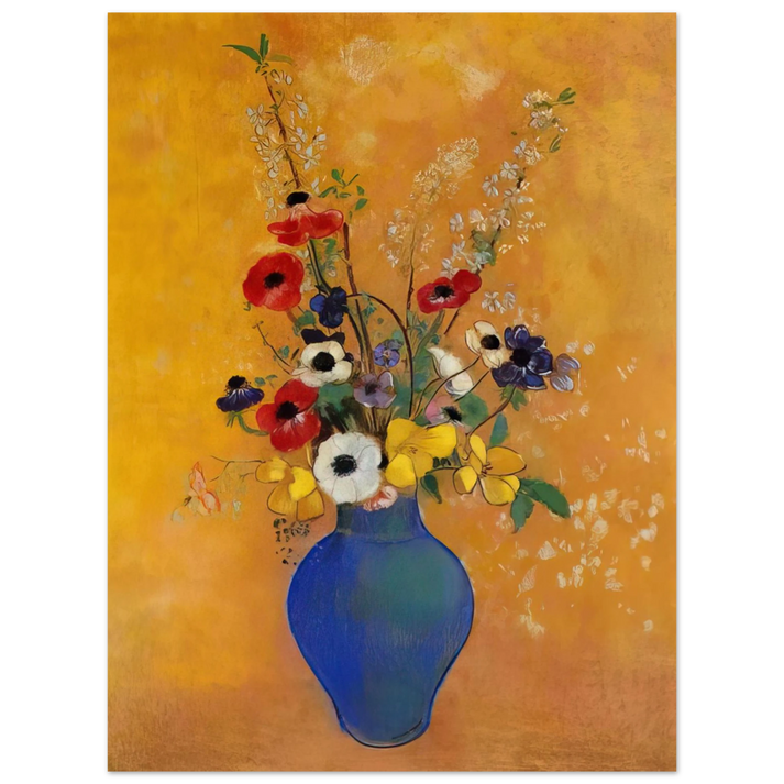 Odilon Redon - VASE OF FLOWERS 4 75x100 cm / 30x40inches Fine Art Poster