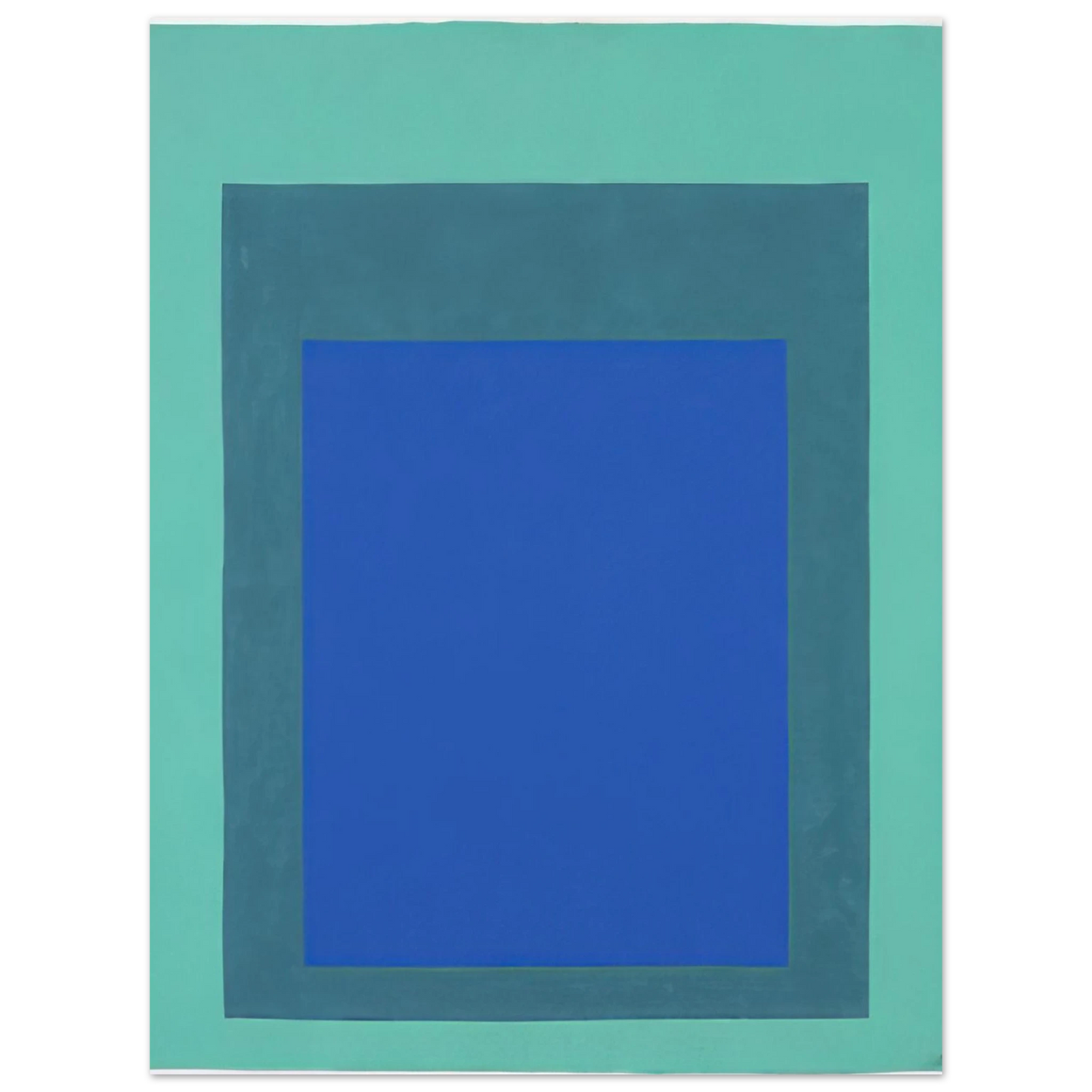 Josef Albers - HOMAGE TO THE SQUARE 1976 75x100 cm / 30x40inches Fine Art Poster