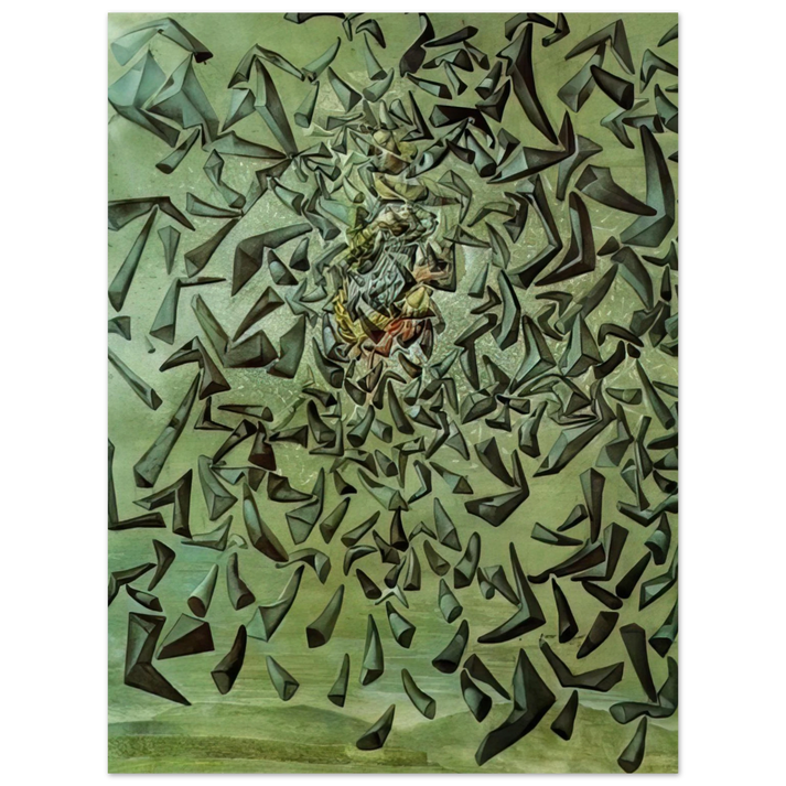 Salvador Dali - ASCENSIONIST SAINT CECILIA 75x100 cm / 30x40inches Fine Art Poster
