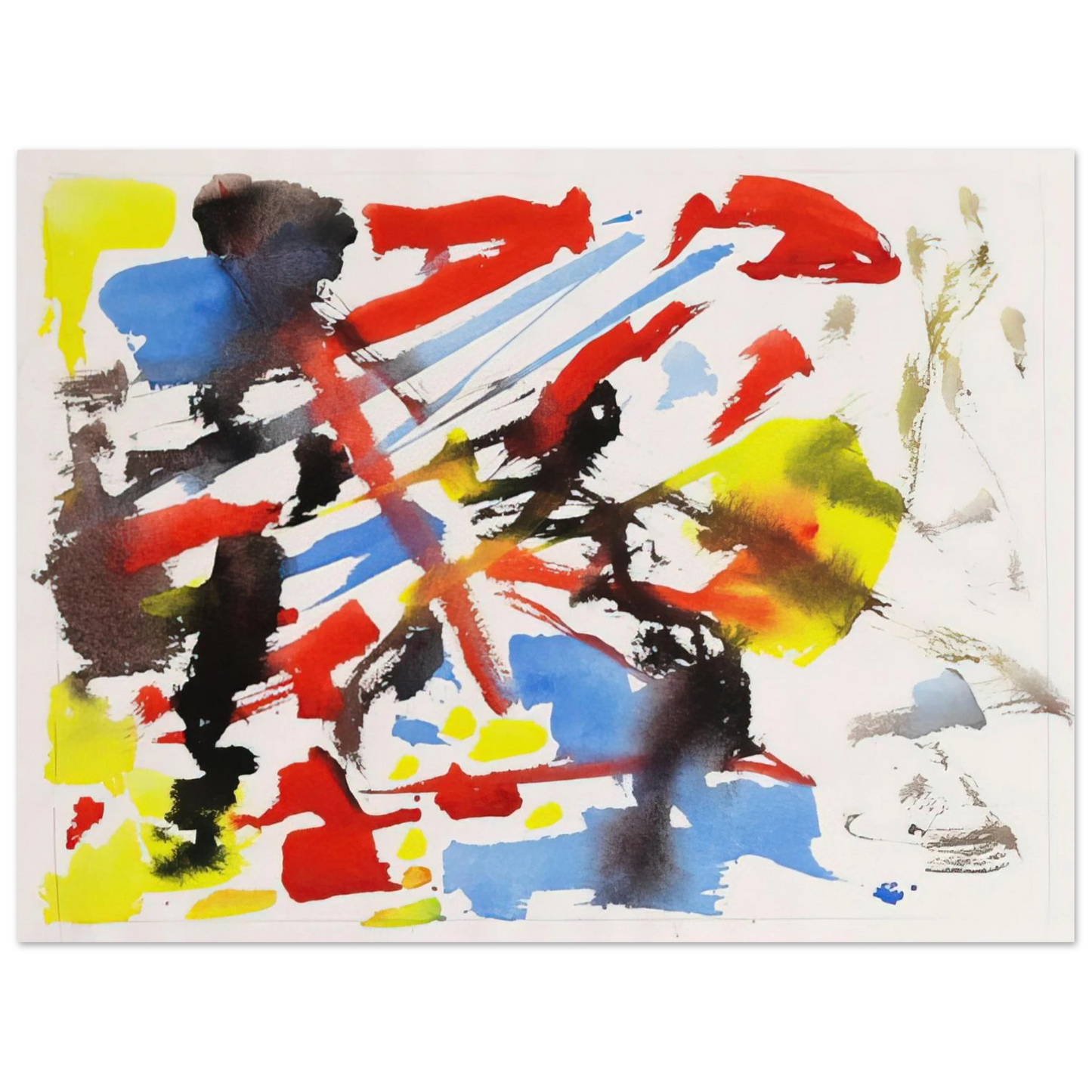 Ernst Wilhelm Nay - Farbspiele - 1952 75x100 cm / 30x40inches Fine Art Poster