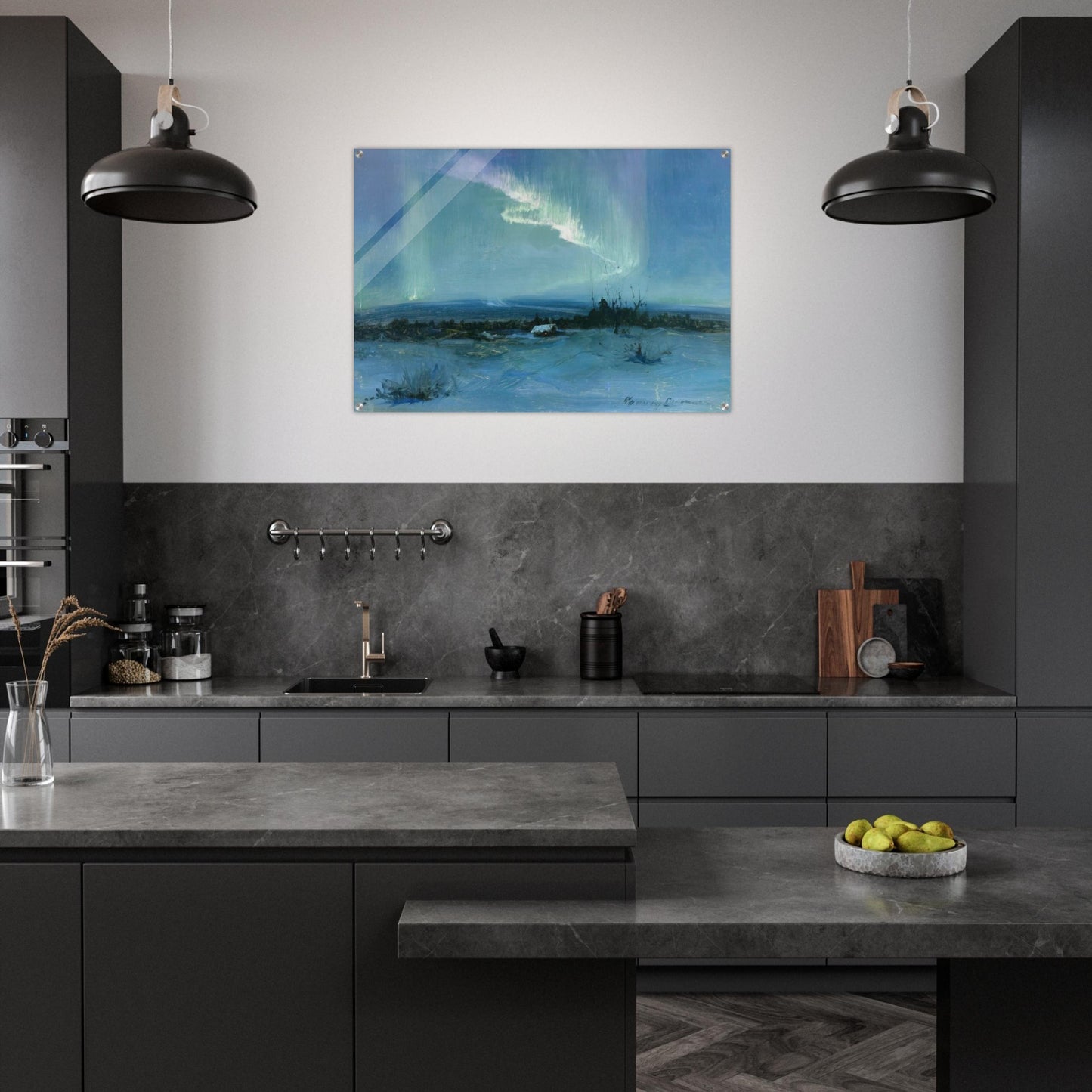 Northern Lights - Romanticism - Sydney Laurence Acrylic Print - 70x100 cm / 28x40″ inches