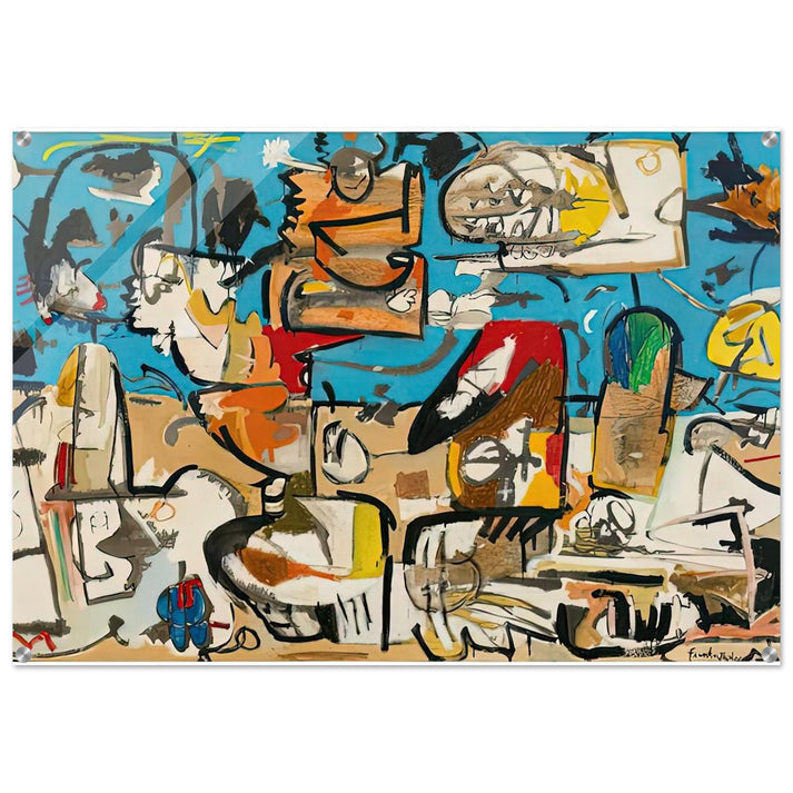Untitled, 1951- - Helen Frankenthaler Acrylic Print - 70x100 cm / 28x40″ inches | Helen Frankenthaler Wall Art | Helen Frankenthaler Prints