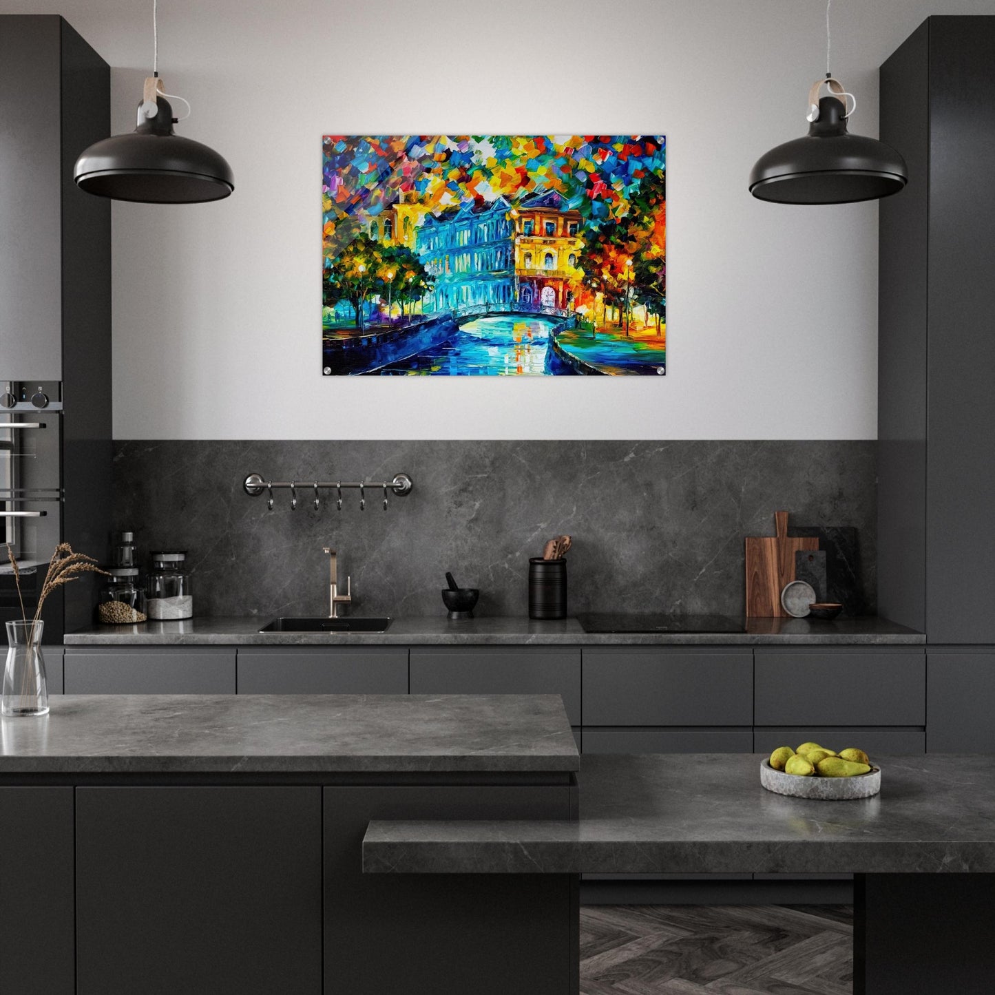 Leonid Afremov - Leonid Afremov Acrylic Print - 70x100 cm / 28x40″ inches | Leonid Afremov Wall Art | Leonid Afremov Prints