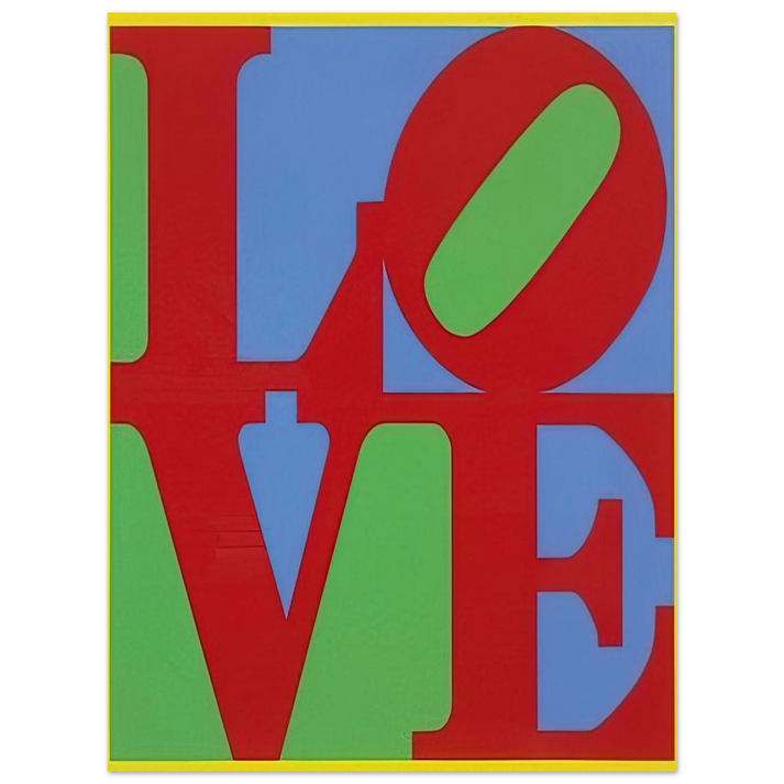 Robert Indiana - Heliotherapy Love 75x100 cm / 30x40inches Fine Art Poster