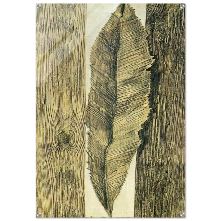 Leaf customs - Max Ernst Acrylic Print - 70x100 cm / 28x40″ inches | Max Ernst Wall Art | Max Ernst Prints