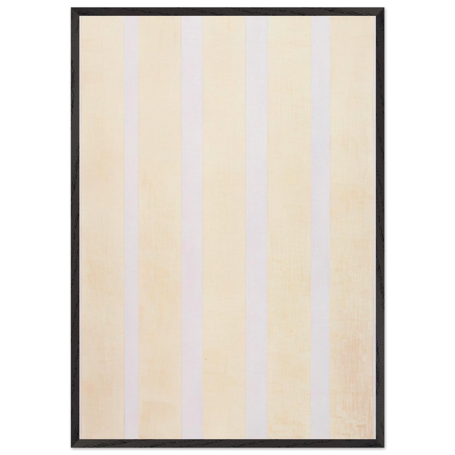 Untitled Number 5 - Agnes Martin 70x100 cm / 28x40 inches Framed Art Print – Black Wooden Frame