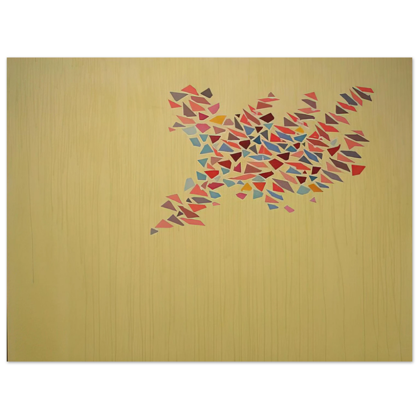 Robert Goodnough - Colors on Pale Yellow - 1975 75x100 cm / 30x40inches Fine Art Poster