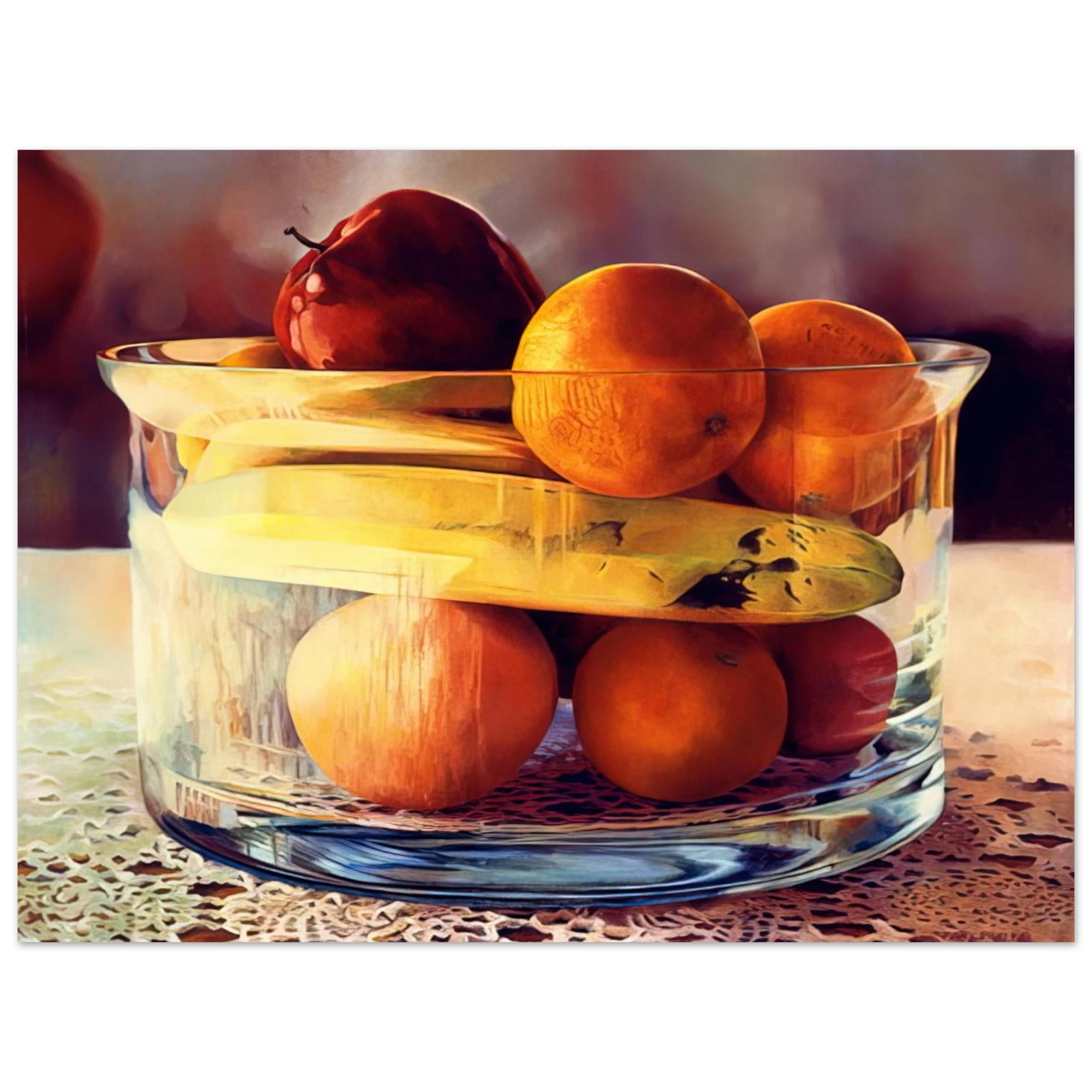Mary Pratt - Bowl’d Banana - 1981 75x100 cm / 30x40inches Fine Art Poster