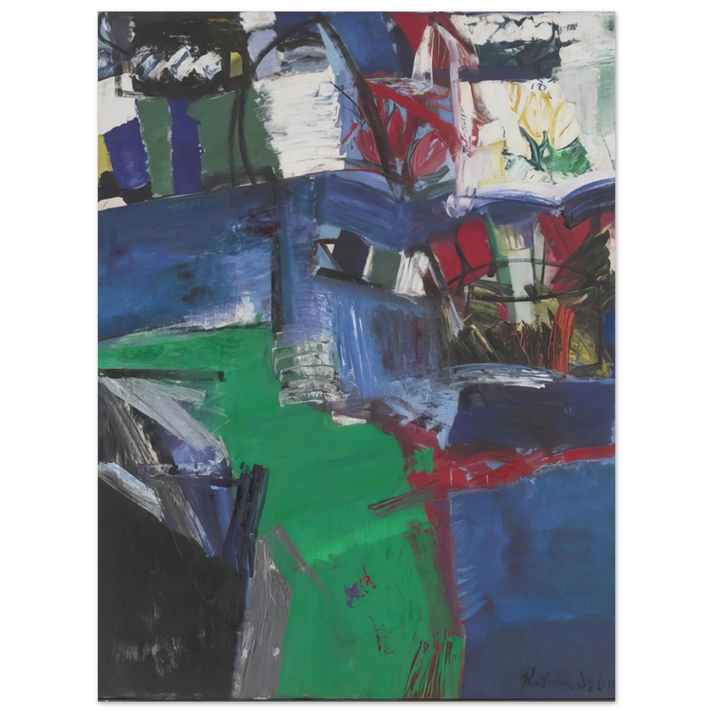 Grace Hartigan - SHINNECOCK CANAL 1957 75x100 cm / 30x40inches Fine Art Poster