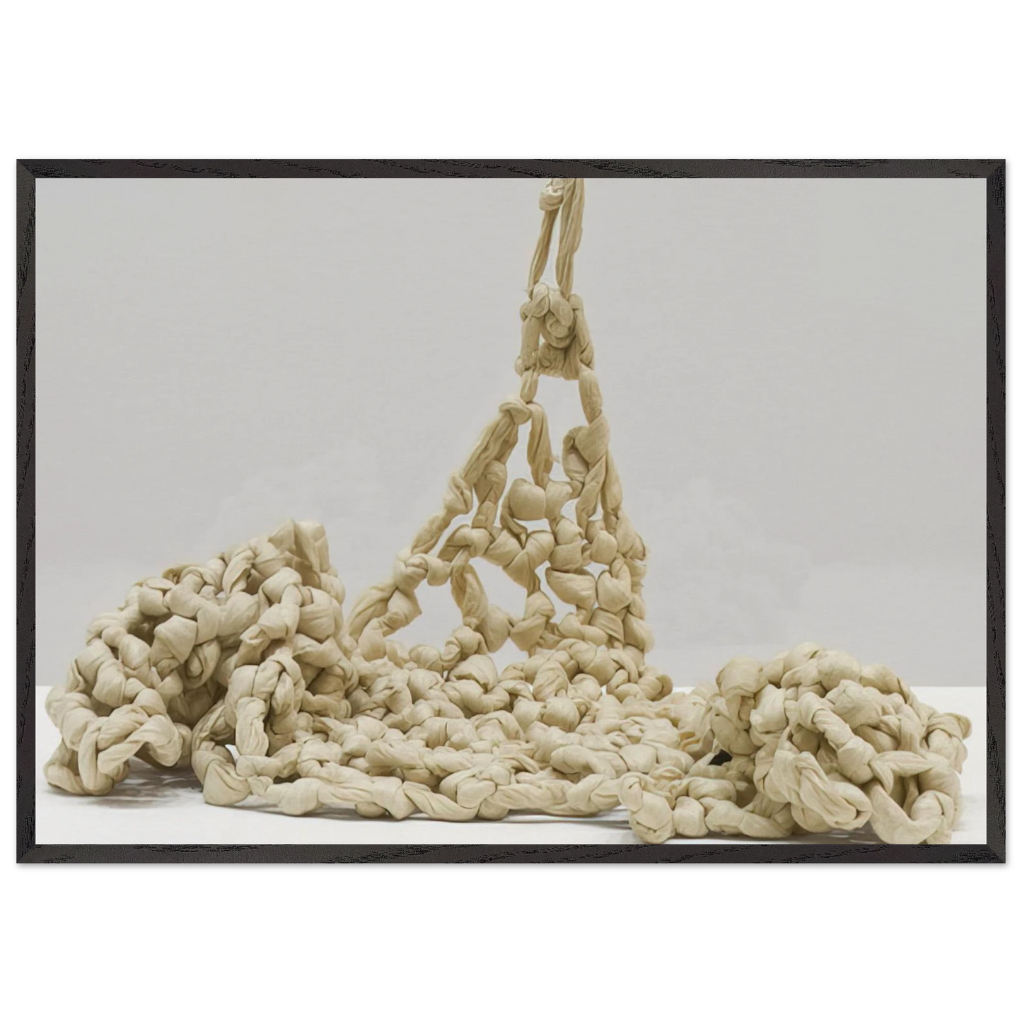 Untitled from Droguinhas - 1966 - Mira Schendel 70x100 cm / 28x40 inches Framed Art Print – Black Wooden Frame