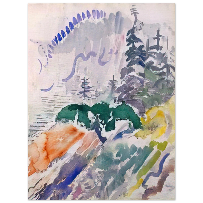 John Marin - Marin Island - 1914 75x100 cm / 30x40inches Fine Art Poster