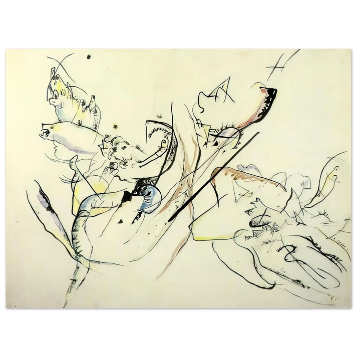 Wassily Kandinsky - UNTITLED 75x100 cm / 30x40inches Fine Art Poster