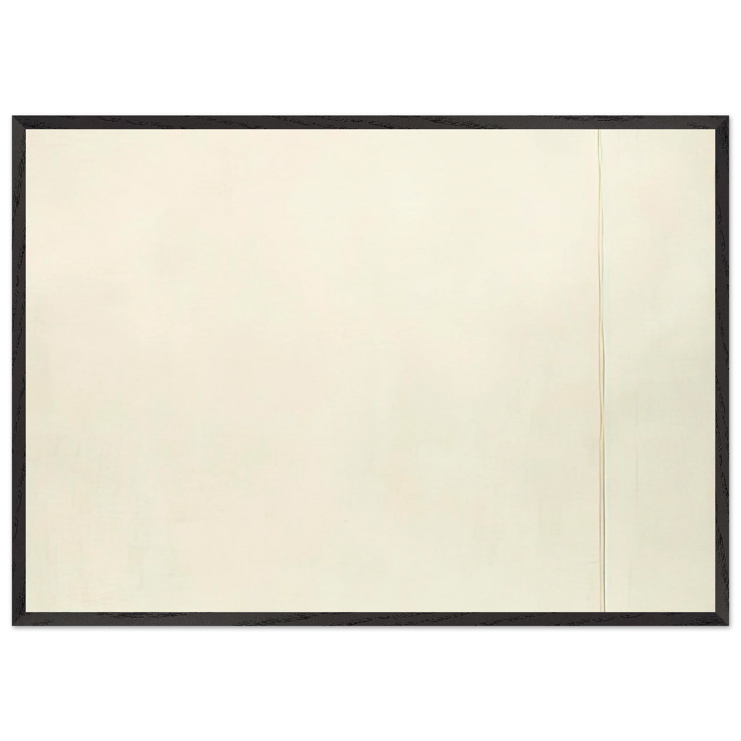 The Voice - Barnett Newman 70x100 cm / 28x40 inches Framed Art Print – Black Wooden Frame