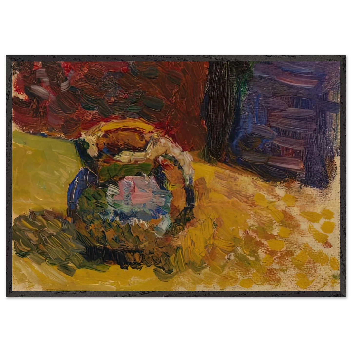 SMALL JAR 1899 - Henri Matisse 70x100 cm / 28x40 inches Framed Art Print – Black Wooden Frame